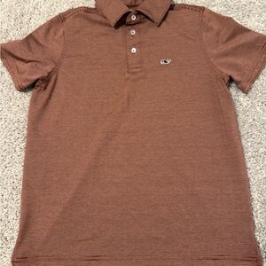 Vineyard Vines Burgundy Polo Shirt Casual Style